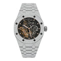 Aurelix Prestige Skeleton Moissanite Watch