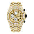 Aurelix Prestige Golden Chronograph Watch