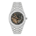Aurelix Prestige Emerald Skeleton Watch